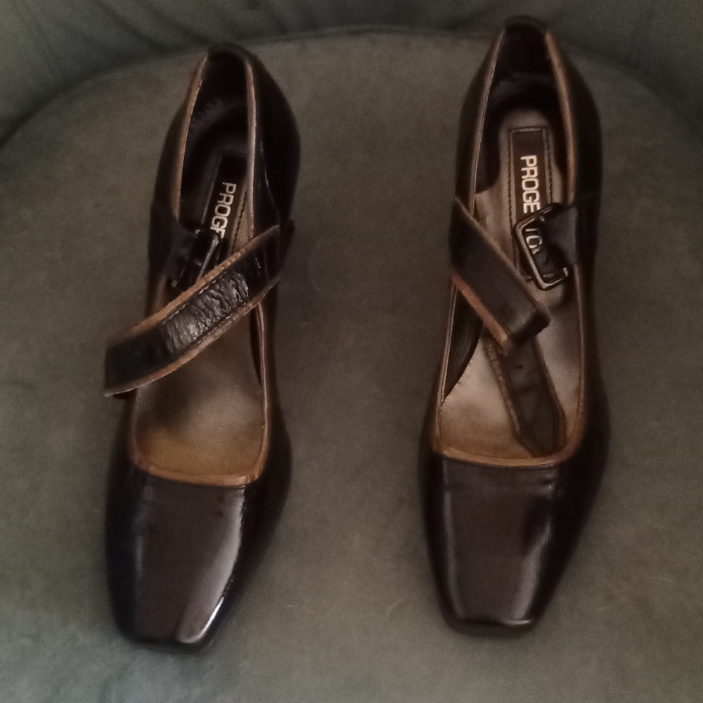 Natural Leather Italian boots with heal